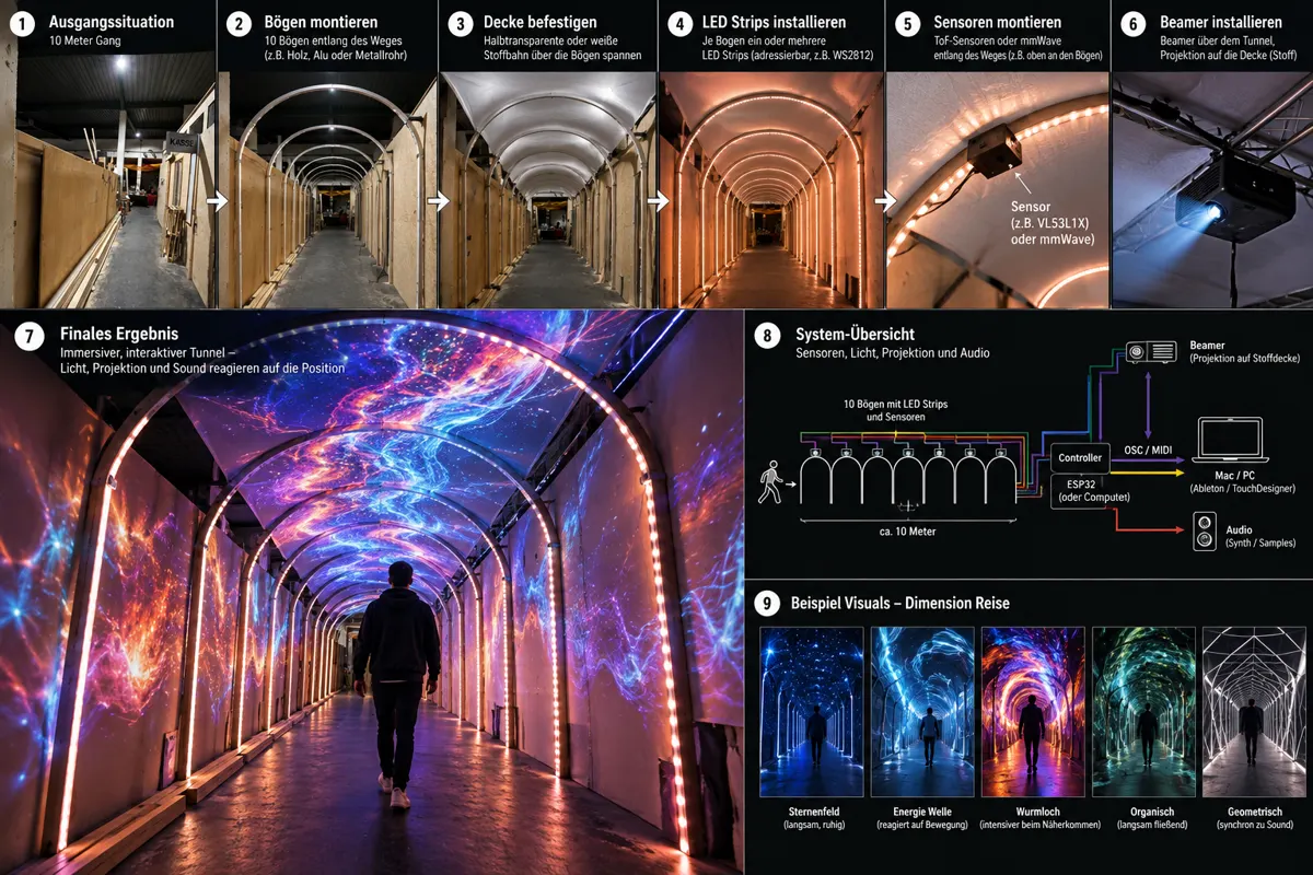 Konzeptbild des Lichtportals